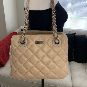 Kate Spade quilted chain satchel purse